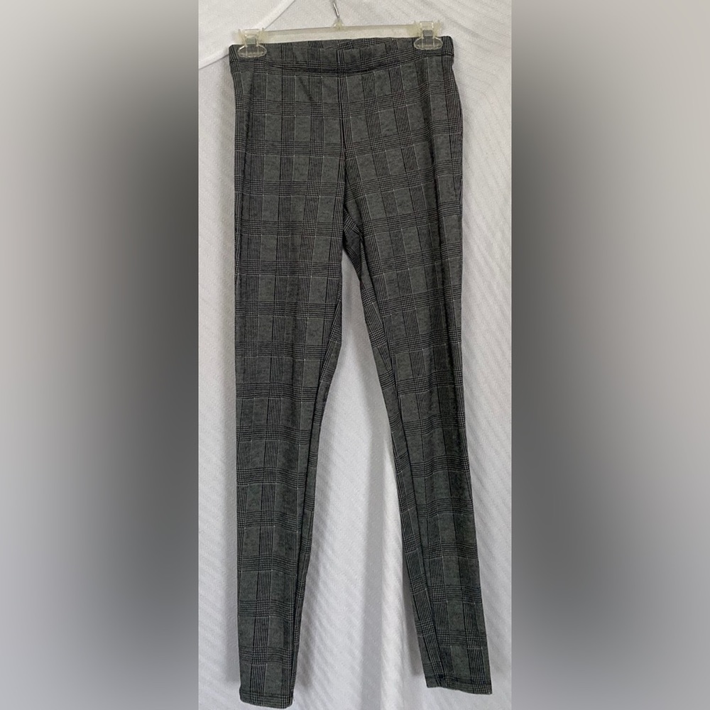 Forever 21 Black Grey White Plaid Business Casual Women’s Pants Size S